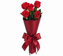 Букет 5 Красных роз Эдлесс Лав в Стромынь