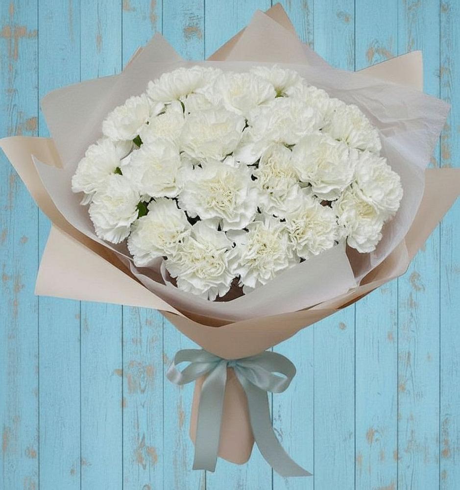 Букет цветов из: Гвоздики в Стромынь