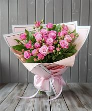 Букет Розовый кустик в Стромынь