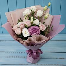 Букет цветов из:  Розы и Лизиантусы в Стромынь