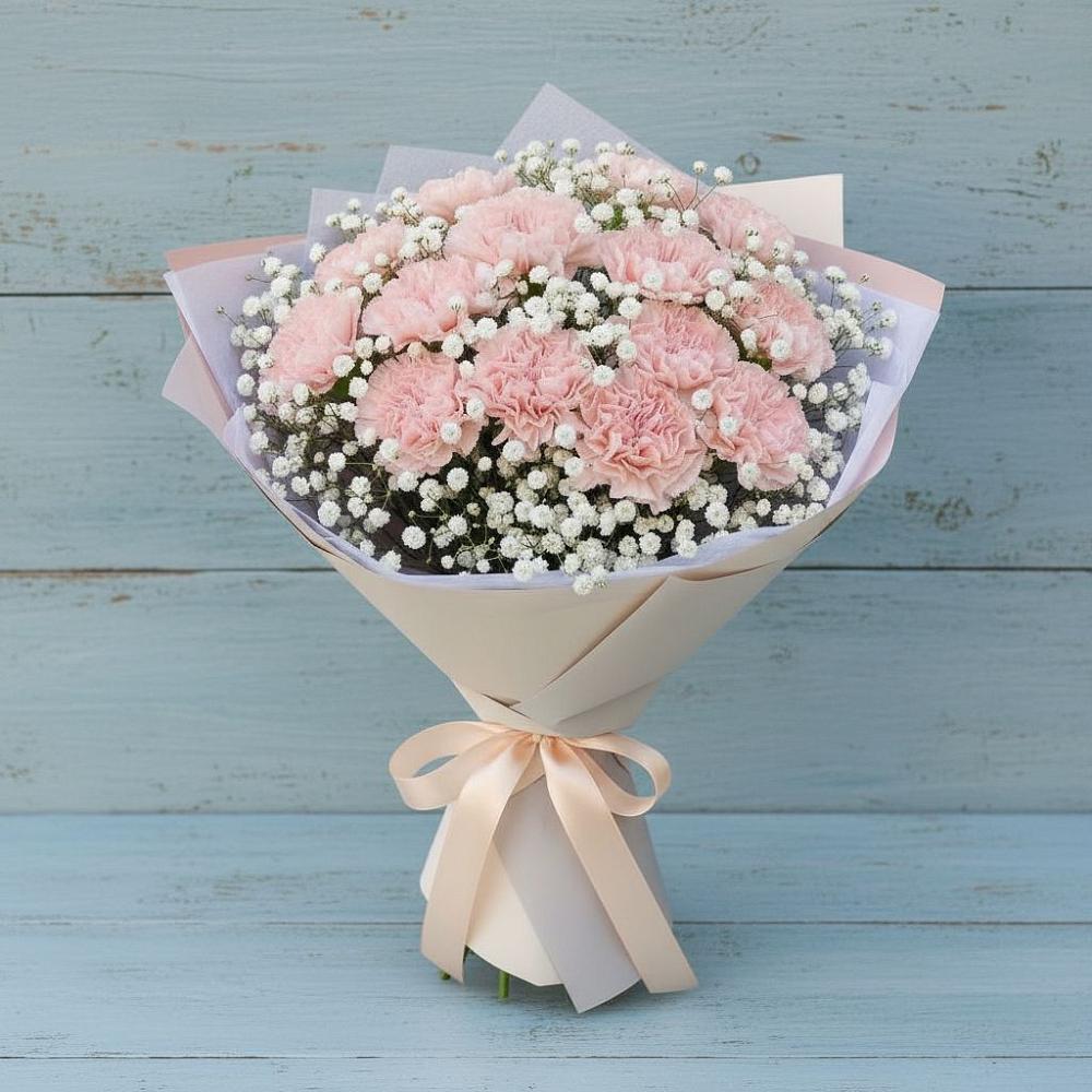 Букет цветов из: Гвоздики в Стромынь