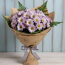 Букет цветов из:  Хризантемы #REPLACE_PRED# Стромынь