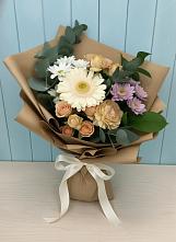 Букет цветов из:  Герберы и Хризантемы в Стромынь