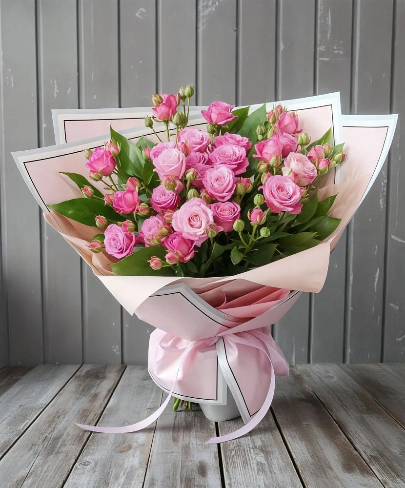 Букет Розовый кустик в Стромынь