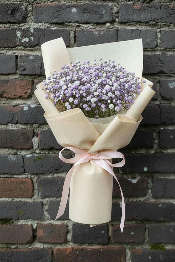 Букет цветов из: Гипсофила в Стромынь