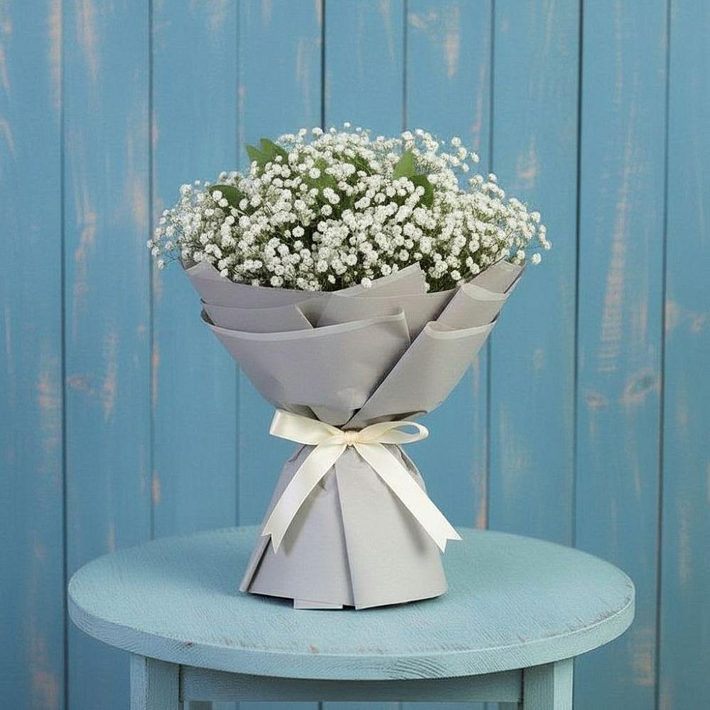 Букет цветов из: Гипсофила в Стромынь