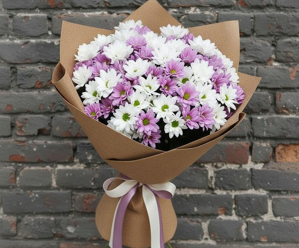 Букет цветов из: Хризантемы в Стромынь