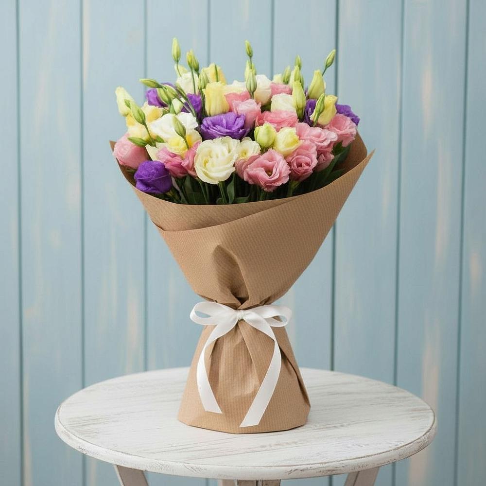 Букет цветов из: Лизиантусы в Стромынь