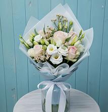 Букет цветов из:  Розы и Лизиантусы в Стромынь