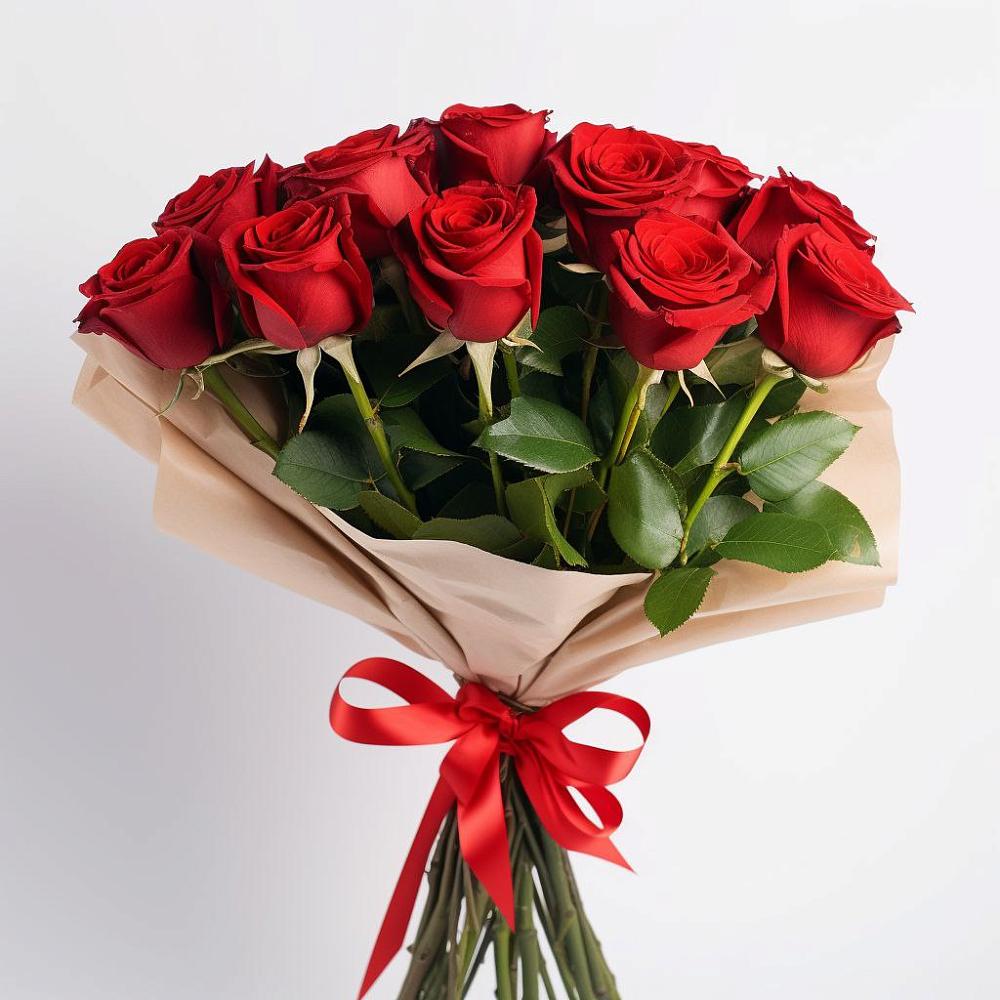 Букет 11 Красных роз Эдлесс Лав в Стромынь