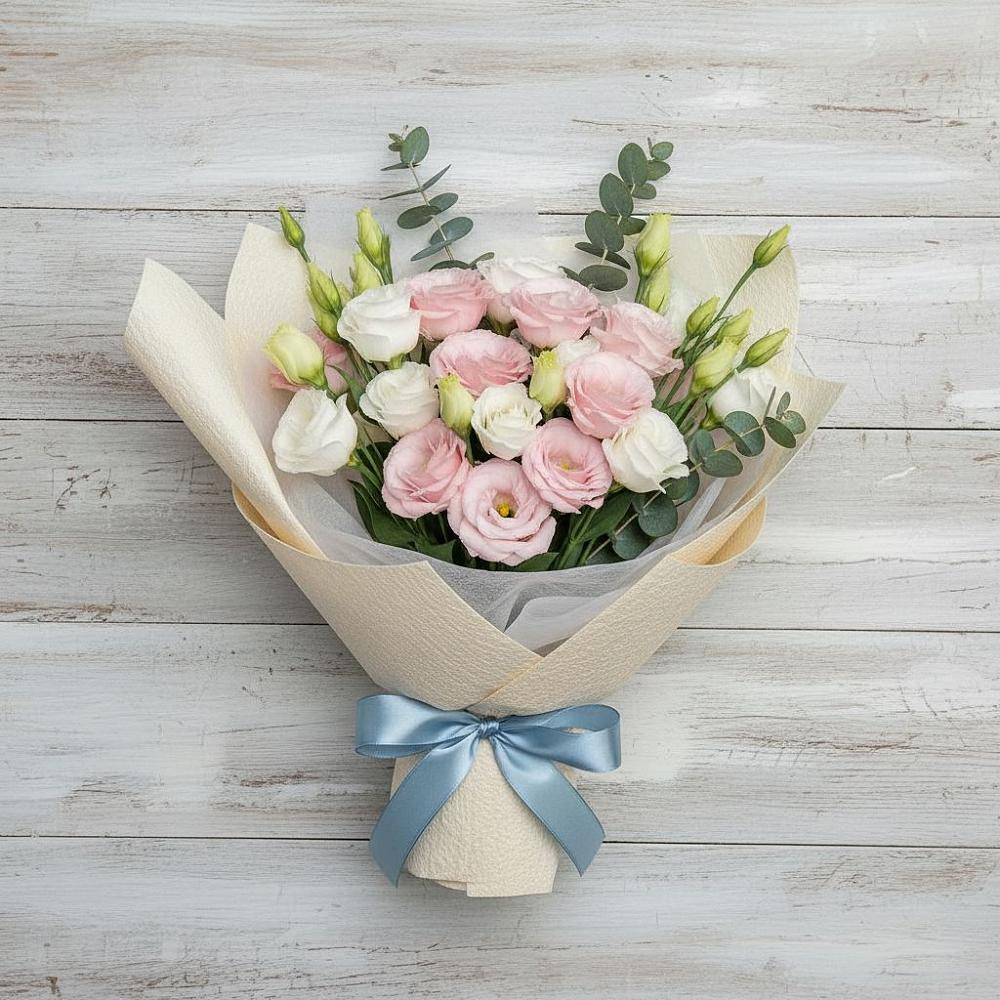 Букет цветов из: Лизиантусы в Стромынь